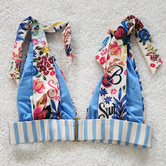 New!Agua Bendita Laurie‎ Bikini Top